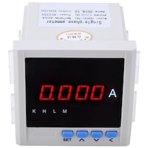 Dijital Ac Ampermetre Ekranı Programlanabilir Tek Fazlı Ac Ampermetre 1a/5a, 485 Haberleşmeli Elektrik Akım Ölçerler