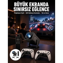 Çift Kollu Game Box Projeksiyon Cihazı Kumandalı A Nnnnn1-1-d973e