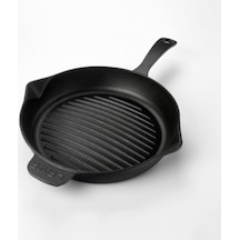 Lava Yuvarlak Saplı Izgara Tava Ç28 Cm Knk Lv Eco Y Gt 28 Knk