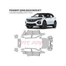 Peugeot 2008 - 2023 Facelıft 210 Mikron Premium Tpu Ppf Kaplama Seti-tam Gövde