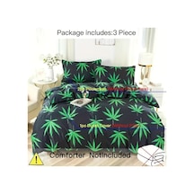 Gateesat Yeşil Yatak Takımı Pike Ve 2 Pike Kılıfı Multicolor King Boyut Çok Renkli