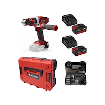 Einhell TE-CD 18/48 Li-ı Akülü Darbeli Vidalama + 2 X 4 Ah Akü + 103 Parça Uç Seti Çantalı