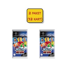 2 Paket 12 Kart Uefa Şampiyonlar Ligi 16/17 Match Attax Futbolcu Kartları