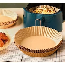 Mithra Life 50'li Hava Fritözü Pişirme Kağıdı Kalıbı Yağ Geçirmez Tek Kullanımlık Mıt1170