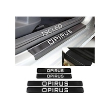 Karbon Kapı Eşiği Kaplama Sticker 4'lü Set Siyah, Karbonn107 Genel