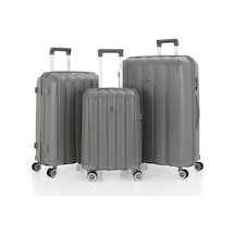 Mçs Üçlü Polipropilen Valiz Seti V305 S18y100033-set 00006 Gri