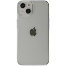 Apple İphone Uyumlu 14 Plus Kılıf Pc Sert Şeffaf Kapak - Şeffaf Çok Renkli