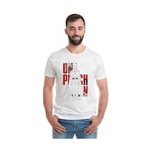 Anime One Punch Man Baskılı Beyaz Erkek Tshirt (534486144)