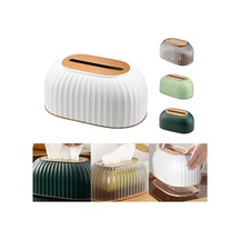 Açık Yeşil-doku Tutucu Yüksek Kaliteli Çizgili Tuvalet Kağıdı Kutusu Oturma Odası Yat Odası Ofis Masaüstü Yemek Peçetelik 46917247