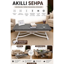 Juppo Üst Tabla Mdf Kartal Oval Köşe Alt Beyaz İçe K