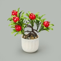 Dekor Yapay Meyve Ağacı - Asorti - 18x18 Cm Çok Renkli