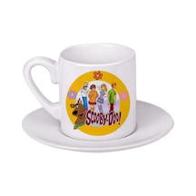 Scooby Doo Türk Kahvesi Fincanı Beyaz