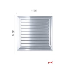 Alüminyum Banyo Wc Havalandırma Menfezi 44x44 Eloksallı Seri