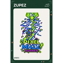 Zpz673 Pixel Maze Runner Ütüyle Uygulanabilir Transfer Baskı - 911529830