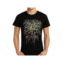 Bant Giyim - Wish Tree Siyah Erkek T-Shirt Tişört