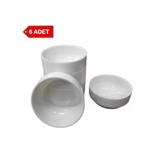 6 Adet - 12cm Melamin Çorba Kasesi, Cacık, Meze, Komposta, Otelle