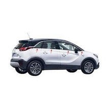 Opel Crossland X 2017 Üzeri Cam Çıtası 8 Parça Paslanmaz  Krom