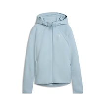 Puma Evostrıpe Full-zip Hoodie Dk Mavi Kadın Kapüşonlu Sweatshirt