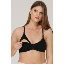 Parlingerie Emzirme Sütyeni Büyük Beden Siyah