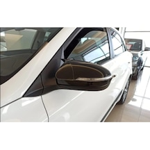 Hyundai I20 Sinyalli Batman Yarasa Ayna Kapağı Piano Black