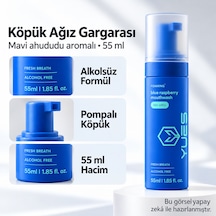 Yues Köpük Ağız Gargarası Alkolsüz Mavi Ahududu Aromalı 55 Ml