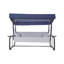 Rubus 4 Kişilik Bahçe Balkon Teras Salıncağı - Lacivert Çizgili