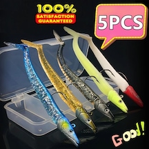 Fochsia 5 Adet Parlayan 4.33 İnç 22 Gram T Kuyruk Yumuşak Yem Suni Balık Yemi