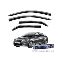 Citroen C-elysee Niken Kromlu Cam Rüzgarlığı 4lü Set 2013 Ve Üstü