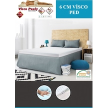Onlıne-Yatak Viscopooly 90X180 Cm Ortopedik Yatak Şiltesi Visco Ped
