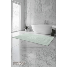 Zivra Mint Yeşili Ayak Havlusu - 70x130cm, 790gr, %100 Pamuk, Spa Ve Otel Banyo Paspası, Günlük Kullanıma Mint Yeşil