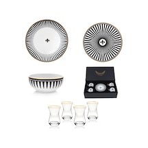 Altın - Beyaz - Siyah