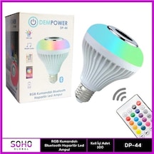 Akıllı Rgb Led Ampul 1 Adet Bluetooth Müzikli Diğer