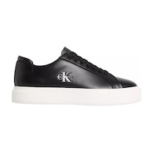 Calvin Klein Erkek Deri Bağlamalı Rahat Taban Ck Yazı Detay Siyah Sneaker Ym0ym01460-beh-13504 Siyah1
