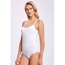 Likralı Çıtçıtlı İp Askılı Kadın Body 3 Adet