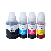 Canon Pixma G3470 Gı-40/gı-41 4 Renk Muadil Mürekkep Seti - Siyah 170 Ml- Renkliler 70 Ml