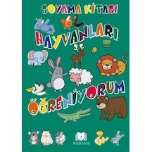 Hayvanları Öğreniyorum - Boyama Kitabı - Qhdh-612483