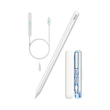 Novstrap Apple Uyumlu iPad  Mini 5/6/7 A17 İle Dokunmatik Tablet Kalemi Avuç İçi Reddi Pencil C10a Manyetik Şarjlı Kısayol Tuşlu Bluetooth Stylus