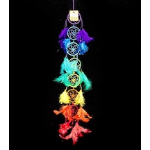 7 Çakra Düş Kapanı Dreamcatcher Rüya Kapanı Dekoratif Hediyelik