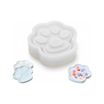 Stonechem Evcil Dostlarımız İçin Epoksi Mama Kabı Pati Silikon Kalıp 12x12,5 Cm