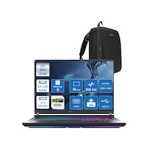 Asus ROG Strix G16 G615JH-RV053H06 i5-13450HX 24 GB 2 TB+2 TB SSD 8 GB RTX5050 15.6" W11H Dizüstü Bilgisayar + Çanta