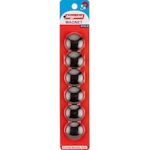 Bigpoint Magnet 30mm Mıknatıs Siyah 6'lı Blister X 12 Blister