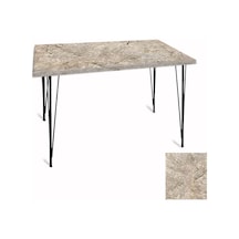 Premıum Mutfak Masası 70x120 Esb Werzalit, Wermodin Ve Allzalit Tabla - Scala Marble Çok Renkli