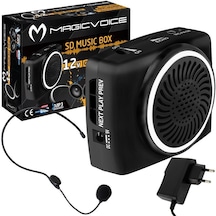 Magıcvoıce Mv-17450 Usb+sd Kart Girişli Şarjlı Mini Seyyar İmam Ve Rehber Amfisi