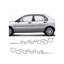 Renault Kapı Altı Sticker (2Li Takım) Renault Sticker Oto Sticker