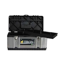Troy T 91023, Metal Takım Çantası 23" , Siyah, Gri