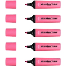 Edding Fosforlu Kalem 344 Pembe 5 Adet Pembe