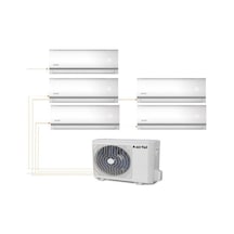 Airfel 5LMX125 9+9+9+12+18 İç 42.000 Btu Dış Duvar Tipi Multi Split Klima