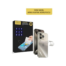 Apple Uyumlu iPhone Se 2022 Premium Arka Ekran Koruyucu Özel Kesim Hydrogel Film