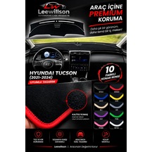 Hyundai Tucson 2021-2024 Torpido Korumasi Koruyucu Kilifi Halisi Örtü Gögüs Panel