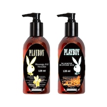 Playboy Massage Oil Warming And Vanilla Fragrances 120 Ml Isıtıcılı Ve Vanilya Kokulu Vücut Masaj Yagları